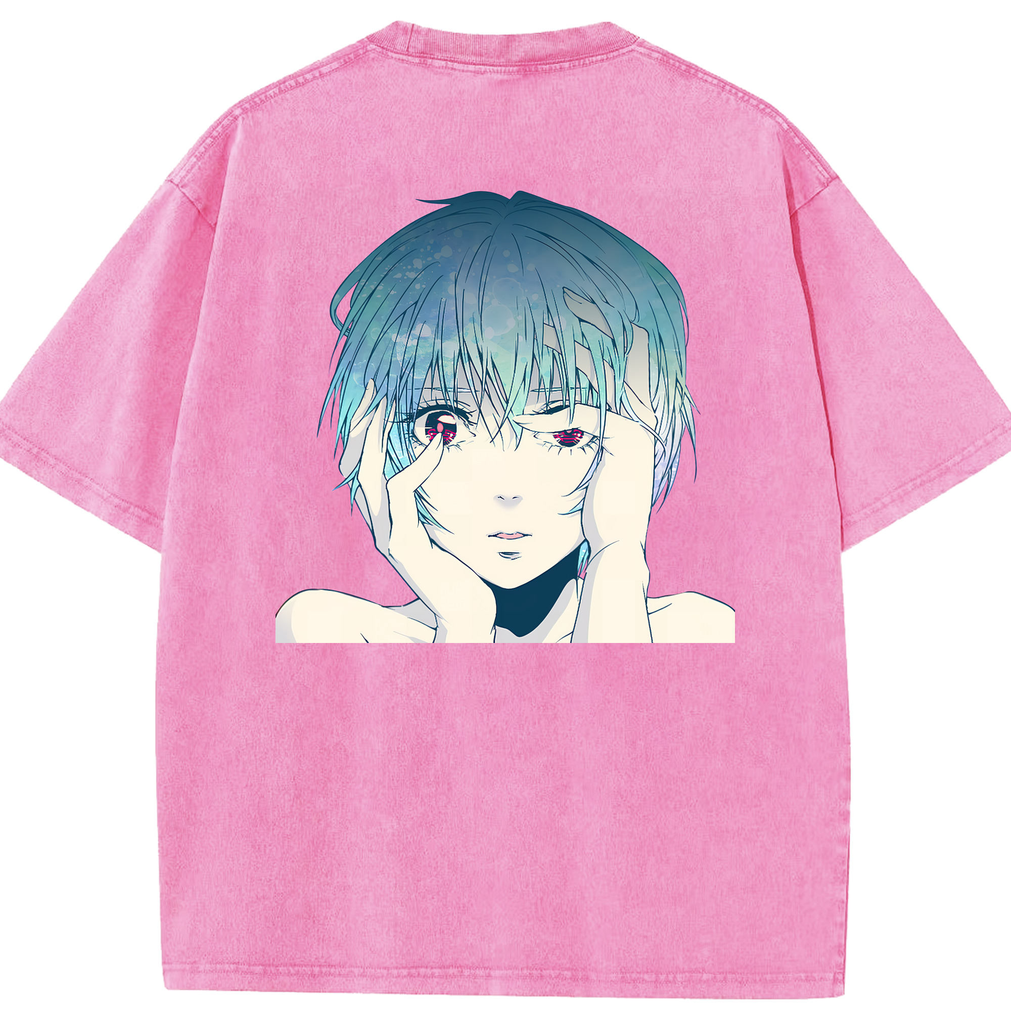 （画像用） EVA 新世紀エヴァンゲリオン 綿100% ヴィンテージ風 半袖Tシャツ（背面プリント）